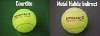 Courtlite™ Direct Light Quality vs Metal Halide Indirect Light Quality Courtlite™ Direct Light Quality vs Metal Halide Indirect Light Quality